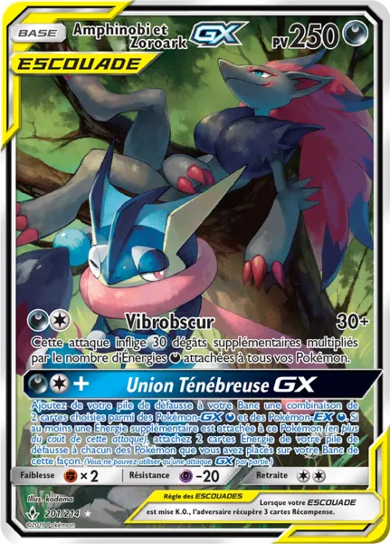Amphinobi et Zoroark-GX 201/214
