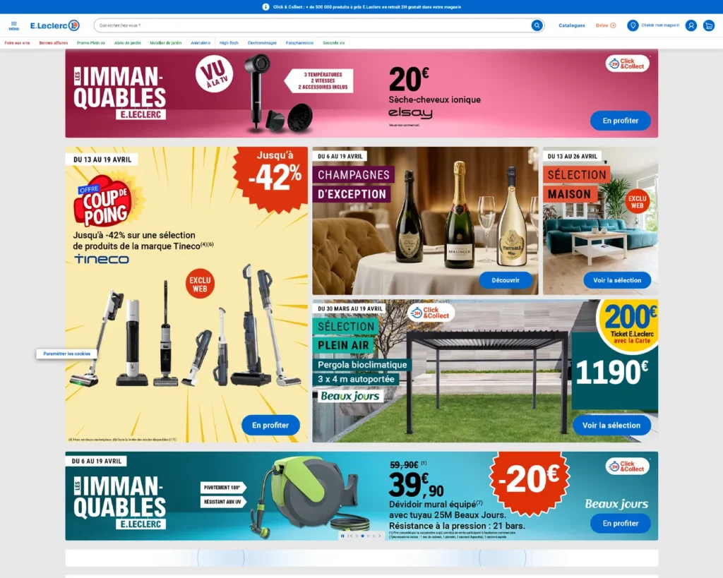 Aperçu de e.leclerc