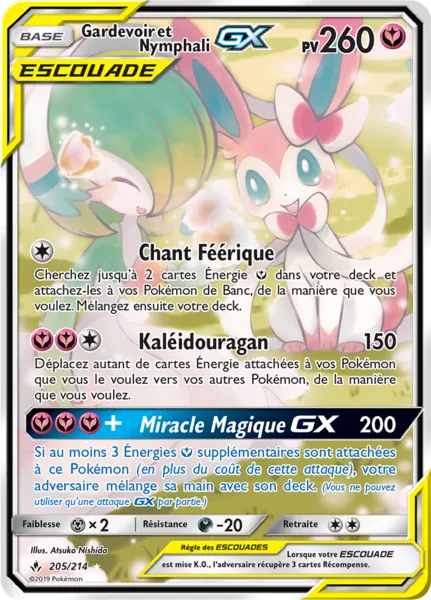 Gardevoir et Nymphali-GX 205/214