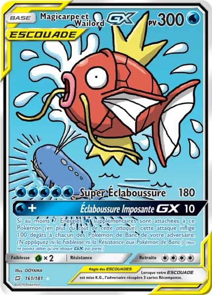 Magicarpe et Wailord-GX 161/181