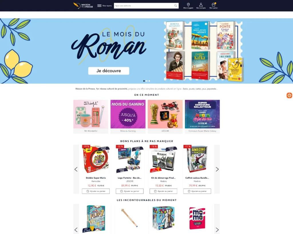 Aperçu de maisondelapresse.com