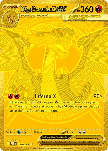 Méga-Dracaufeu X ex 130/94
