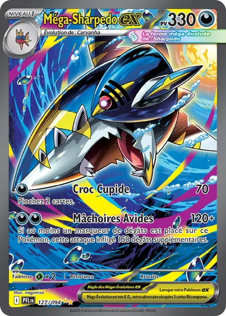 Méga-Sharpedo ex 127/94
