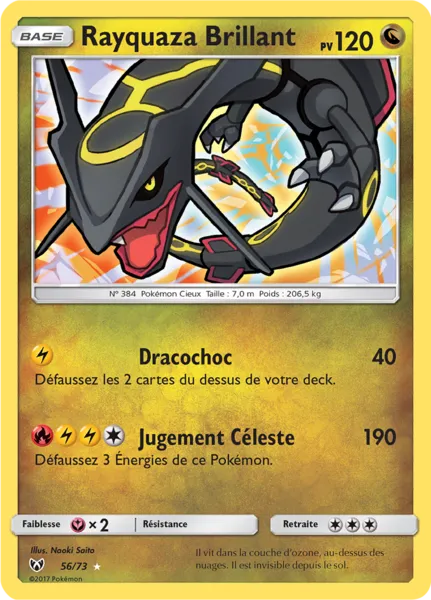 Rayquaza Brillant 56/73