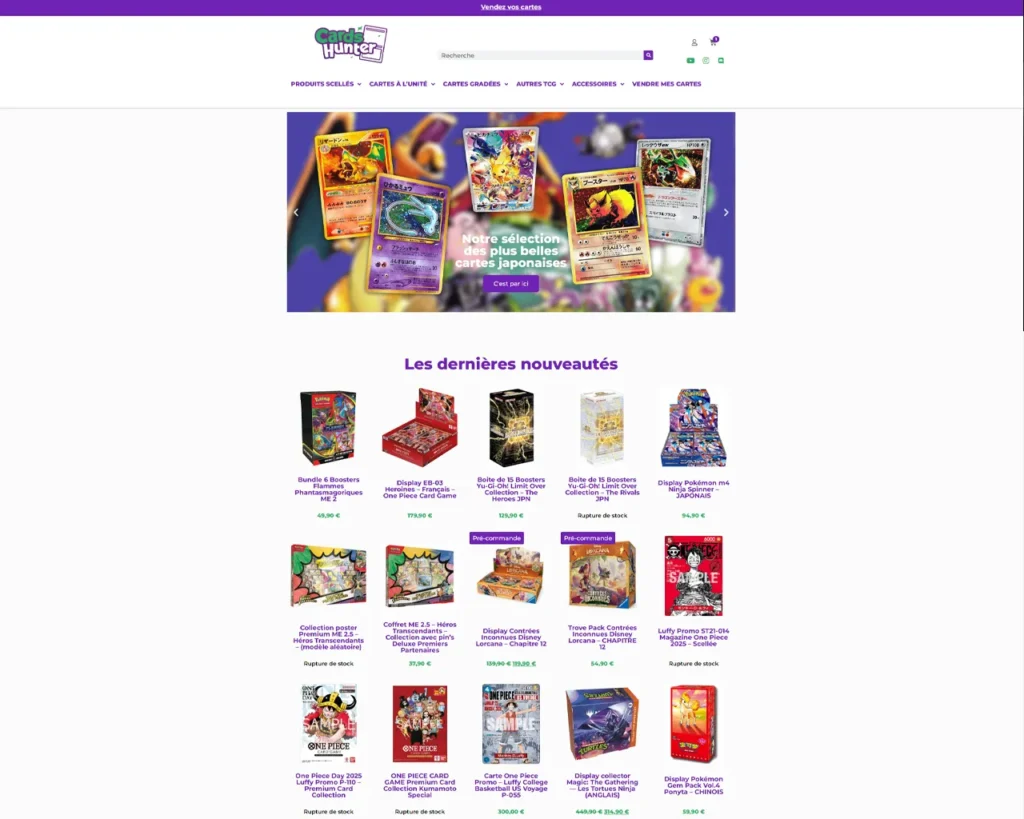 Aperçu de cardshunter.fr