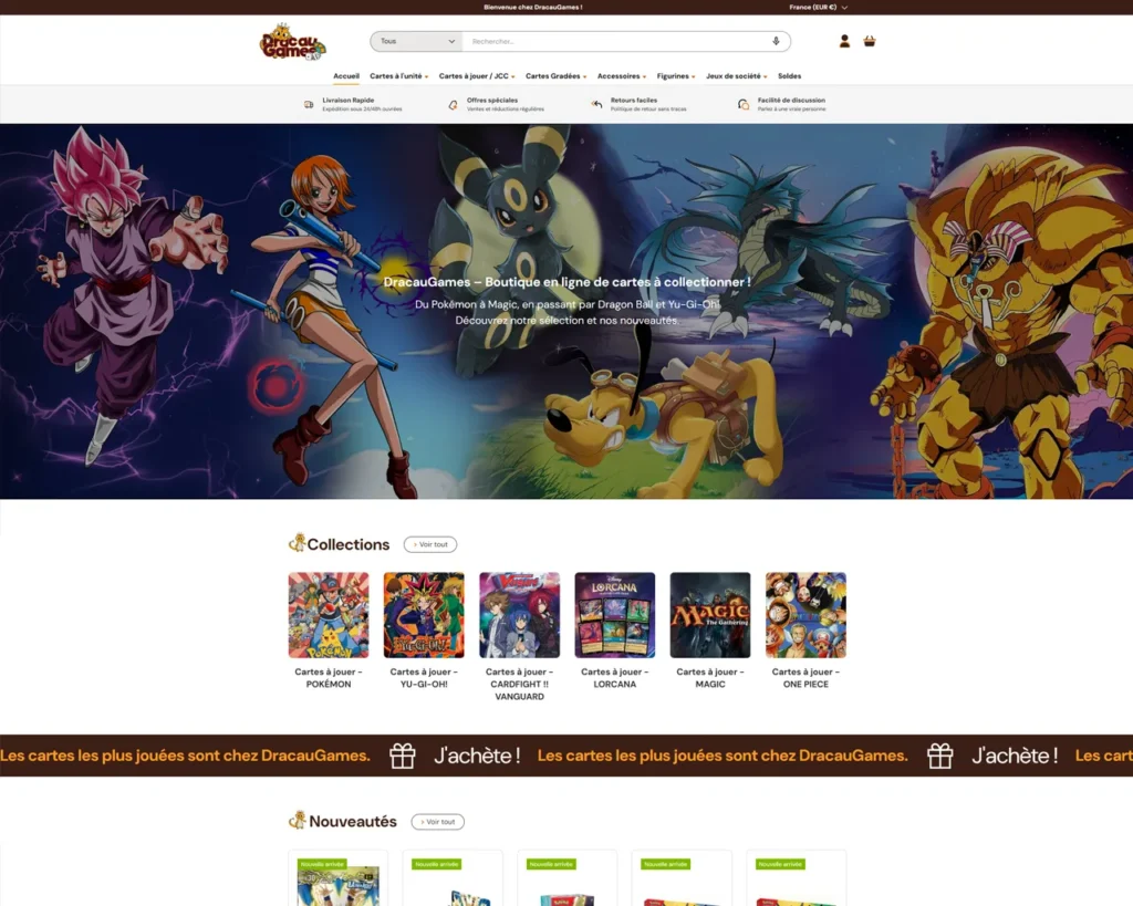 Aperçu de dracaugames.com