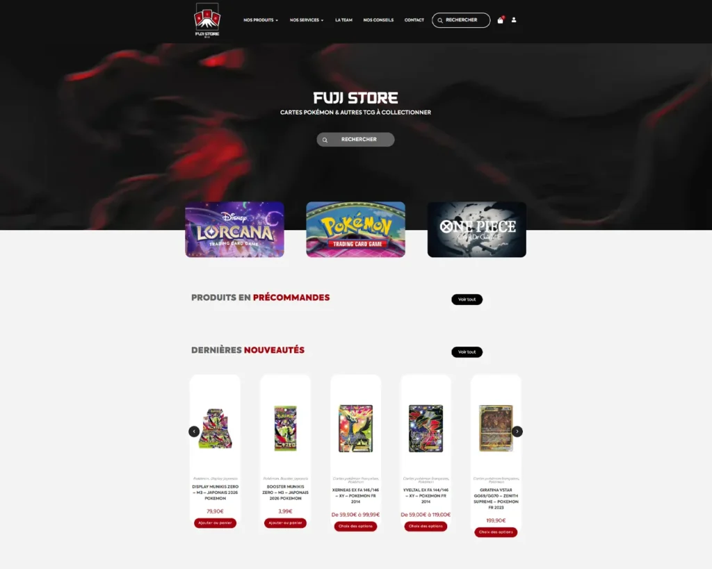Aperçu de fuji-store.fr