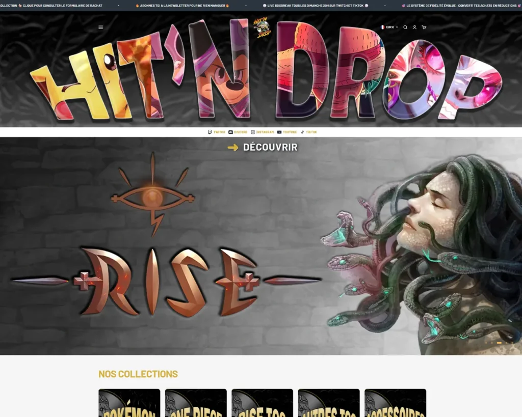 Aperçu de hitndrop.com