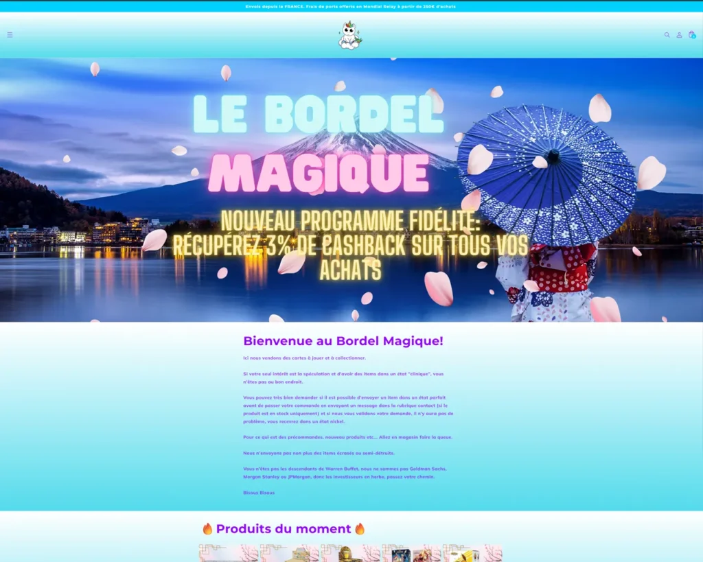 Aperçu de lebordelmagique.com