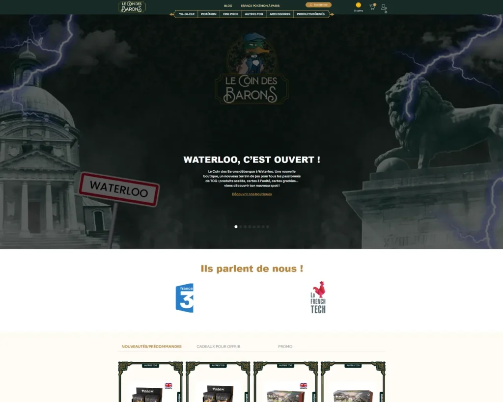 Aperçu de lecoindesbarons.com