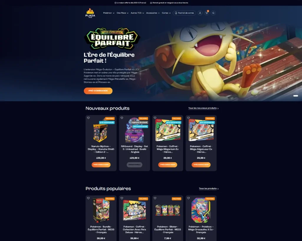 Aperçu de plazatcg.com