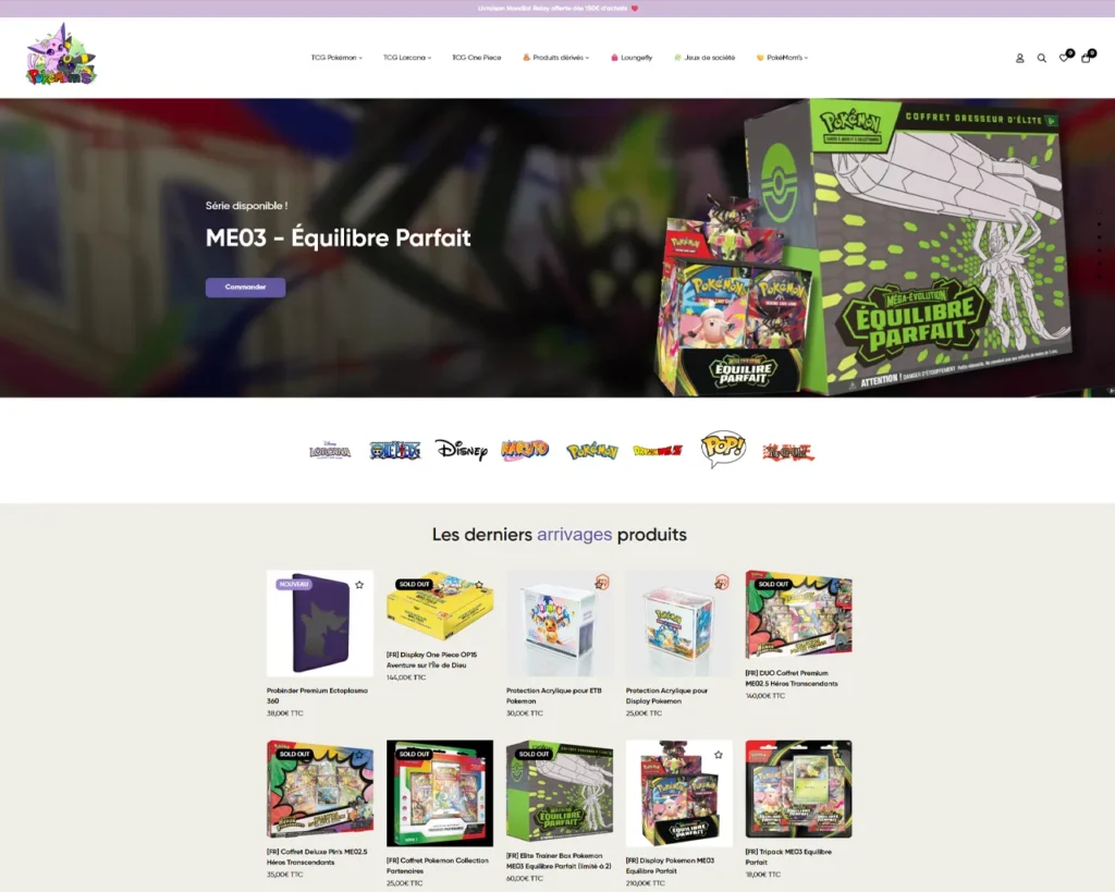 Aperçu de pokemoms.fr