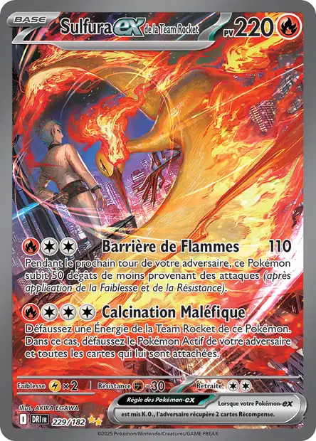 Sulfura ex de la Team Rocket 229/182